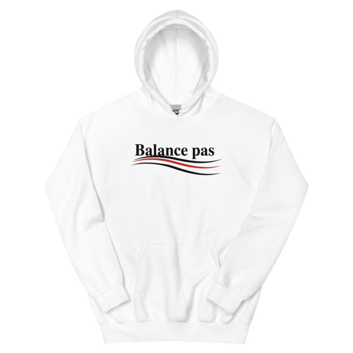 Sweat à capuche Balance Pas Blanc