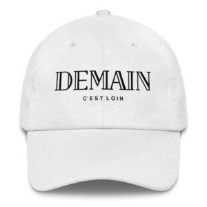 Casquette Demain C'est Loin white